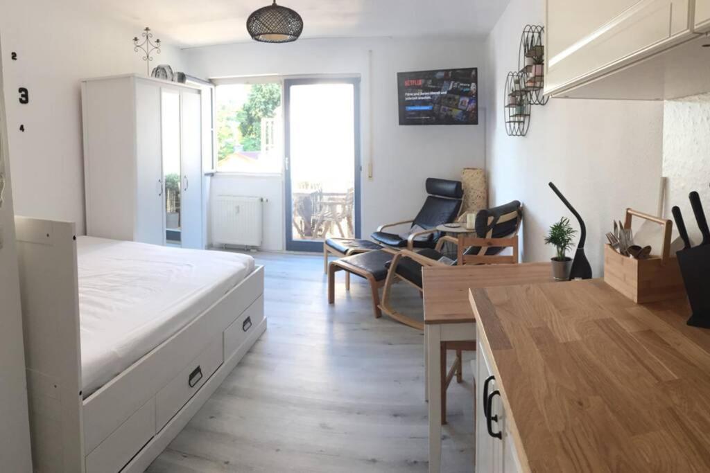 Apartment-Mitten In Konstanz, Gratis Parkplatz & Fahrrader, Netflix Tv Exterior foto